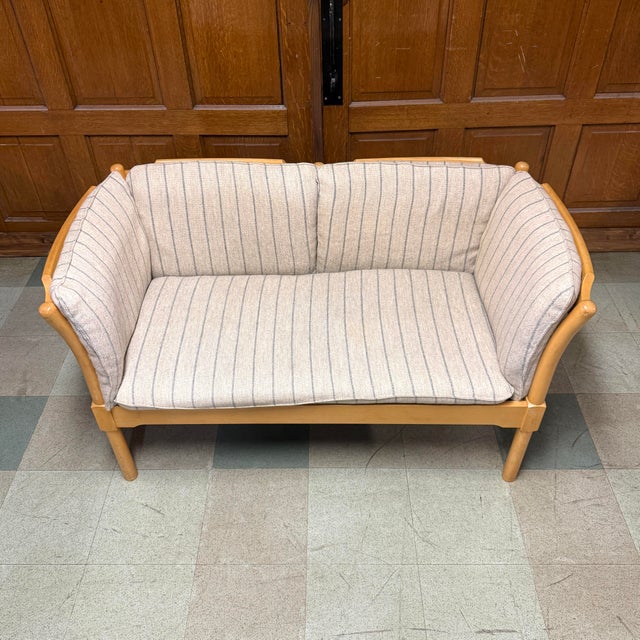 Mid 20th Century Danish Spoke-Back Sofa Set For Sale - Image 10 of 11