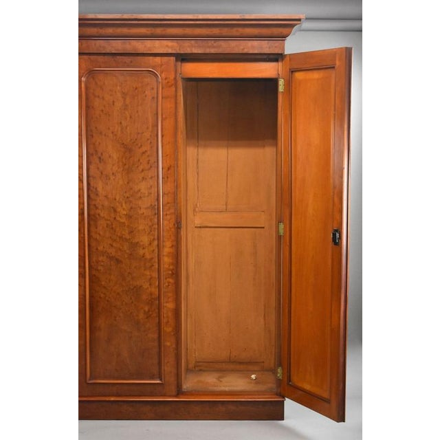 Wood Victorian Mahogany Wardrobe, 1860 For Sale - Image 7 of 11