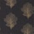Sanderson Oak Filigree Wallpaper in Charcoal/Bronze For Sale