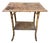 19th C Scorched Tortoise Bamboo Entry Console Table For Sale