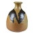 Large Hand-Thrown Stoneware Drip Glaze Vase For Sale