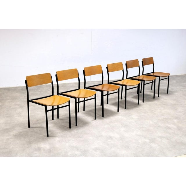 Vintage Industrial Dining Chair, 1960s, in Good conditions. Designed 1960 to 1969