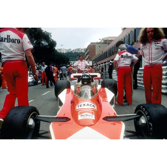 Monaco Grand Prix 1977 by Slim Aarons Slim Aarons Limited Estate Edition British racing driver James Hunt (1947 – 1993) on...