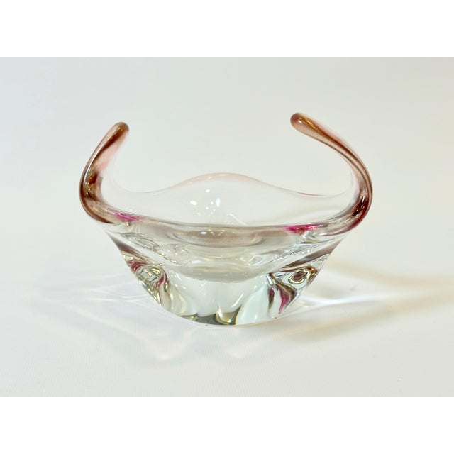 Art Glass Bowl attributed to Jaroslav Beránek for Skrdlovice, 1960s For Sale - Image 4 of 9