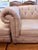 Bernhardt Bernhardt Tan Leather Tufted Chesterfield Club Chair and Ottoman For Sale - Image 4 of 6