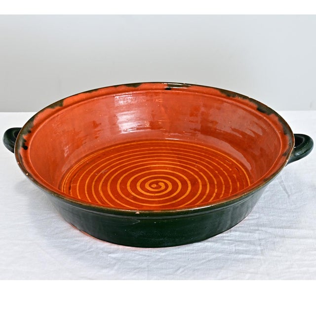 French 19th Century Haute-Savoie Pottery Tian Bowl For Sale - Image 4 of 8