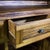 Brown Rustic Wooden Cupboard with Display Top For Sale - Image 8 of 15