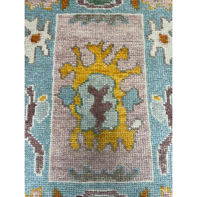 Contemporary Turkish Oushak Rug 2'3" x 2'11" For Sale - Image 3 of 6