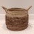 Large French Country Handwoven Rush Firewood Holder/Fireplace Basket For Sale In Chicago - Image 6 of 10