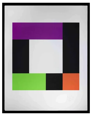 Max Bill, Abstract Composition, Screen Print, 1970s