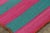 1950s Vintage Peruvian Kilim, Fuchsia & Teal Vertical Stripes - Rug & Kilim For Sale - Image 5 of 7