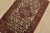 An authentic vintage tribal Hamedan rug hand-knotted with fine wool and natural dyes. This nomadic rug features a central...