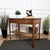 Mid-Century Art Deco Italian Walnut Burl Glass Writing Desk Table, 1940s For Sale - Image 6 of 10