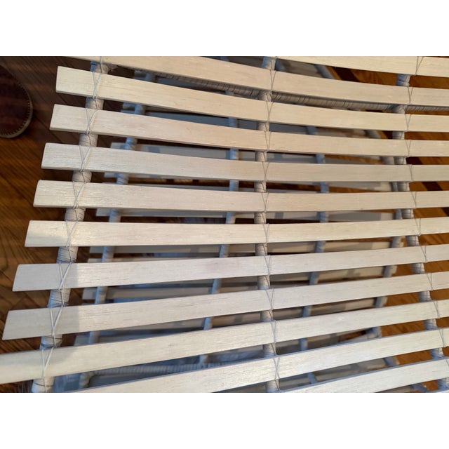 1980s English Willow Bat Slat Lounge Chair For Sale - Image 11 of 17