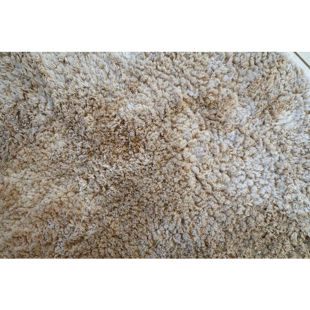 1960s, Vintage Scandinavian Shag Rug, Flokati Style, 6 X 6 For Sale - Image 13 of 13
