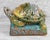Vintage 1970s Stoneware Drip Glazed Turtle Garden Sculpture For Sale - Image 6 of 11