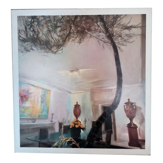 Roberto Donatelli, Interno, Acrylic Painting, 2001 For Sale