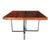 Milo Baughman for Thayer Coggin Rosewood and Chrome Side Table For Sale