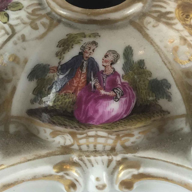 Antique German Porcelain Incense Burners, 1800s, Set of 2 For Sale - Image 11 of 15