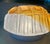 1970s White Amber Plate Glass Ceiling Light, 1970s For Sale - Image 5 of 7