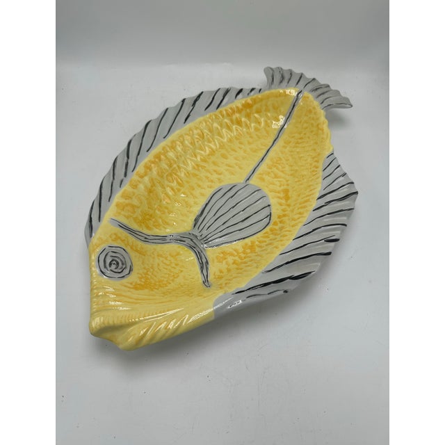 Ceramic Vintage Fish Platter For Sale - Image 7 of 7