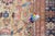 Textile 1880s Antique Allover Macaroon Yellow Blue Hand-Knotted Rug - 10’7” X 13’ For Sale - Image 7 of 11