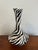 Mid Century Vase Ceramic Glaze Zebra For Sale - Image 4 of 6