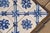 Rare 19th Century Antique Tiles Floral Blue & White Set of Fifty Portuguese For Sale - Image 16 of 18