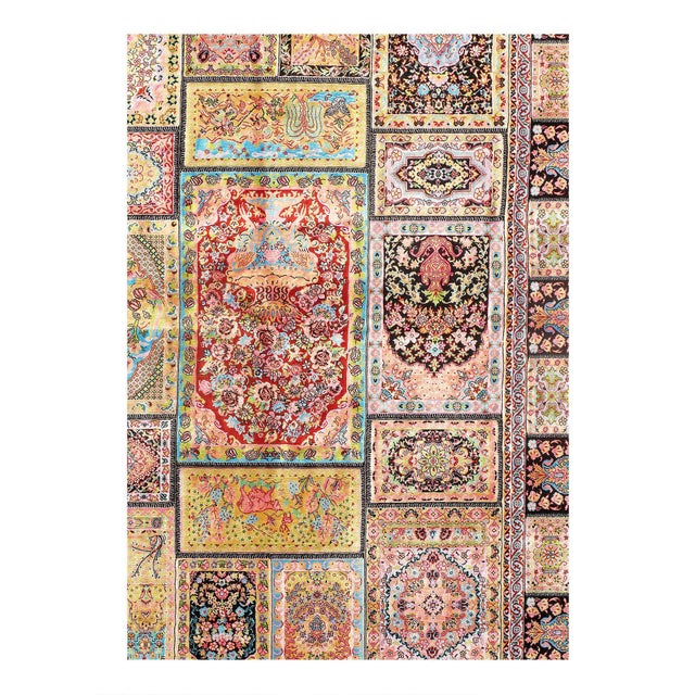 Viscose on a cotton foundation with a medallion 80-Raj quality This rug has a dense, soft pile, and excellent quality, to...