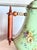 Wood Vintage 1995 Camp Mackenzie Childs Green Floral Coffee Pot/Kettle With Wood Handle and Lid For Sale - Image 7 of 12