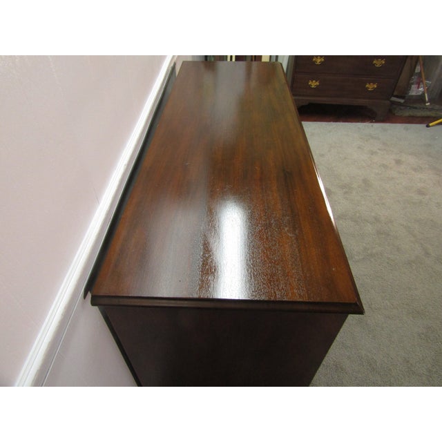 1980s Kittinger Charterhouse Solid Mahogany Dresser For Sale - Image 5 of 10