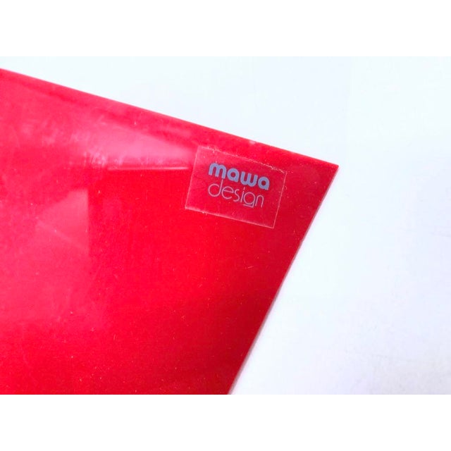 Plastic Two Triangular Wall Lamps by Mawa Design, 1980s, Set of 2 For Sale - Image 7 of 11