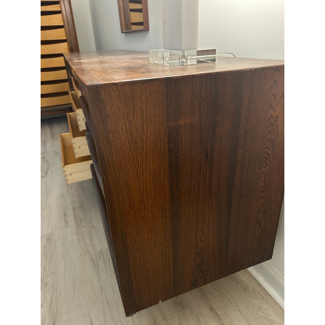 Vintage Mid-Century Modern Rosewood Dresser / Credenza – 1960s Danish Style For Sale - Image 11 of 11