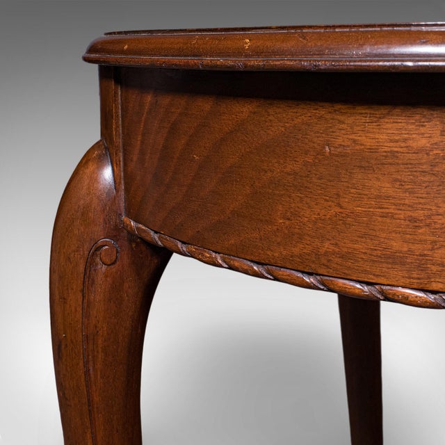 Antique Side Table, English, Occasional, Lamp, Wine, Waring & Gillow, Edwardian For Sale - Image 9 of 12