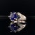 2010s Diamond Sapphire Ring 14k White Gold 3.31 TCW Women Certified For Sale - Image 5 of 9