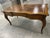 Vintage Karges French Provincial Walnut Executive Writing Desk With Embossed Leather Top For Sale - Image 11 of 18