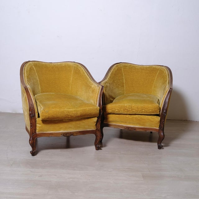 Chippendale Tub Armchairs by Citerio Meda, 1930s, Set of 2 For Sale - Image 3 of 18