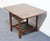 Ethan Allen Country Craftsman Solid Pine Early American Shaker Style 37" Drop Leaf Accent End Table 19-8304 - 219 Medium Brown Finish For Sale - Image 12 of 17