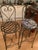 Modern Wrought Iron Barstools - A Pair For Sale - Image 3 of 9
