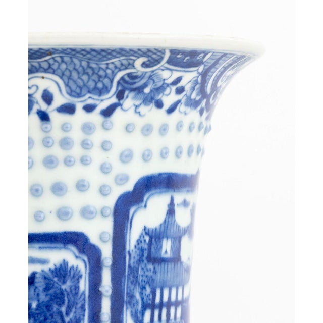 Chinese Blue and White Porcelain Vases, Pair For Sale In New York - Image 6 of 9