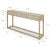 Contemporary Weathered White Wash Reclaimed Pine Wood Peking Ming Console Table With Three Drawers For Sale - Image 9 of 9