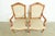 Late 20th Century Baker Furniture Style French Regency Louis XVI Carved Walnut Armchairs or Dining Captain Chairs, Pair For Sale - Image 5 of 13