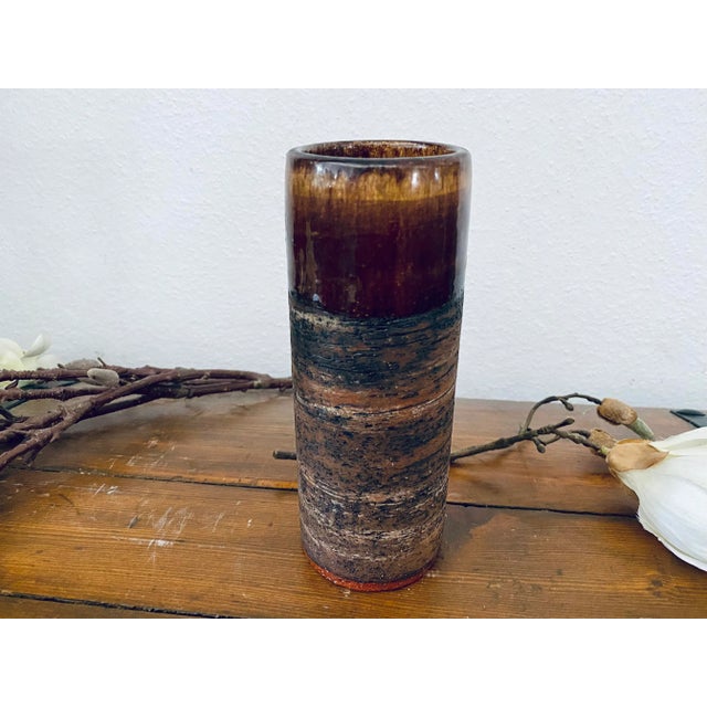 Scandinavian Ceramic Vase or Bowl by Ulla & Gustav Kraitz, 1970s For Sale - Image 5 of 11