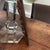 Architectural salvage, this piece will add a touch of old world charm to any space. Distressed brown wood with gold...