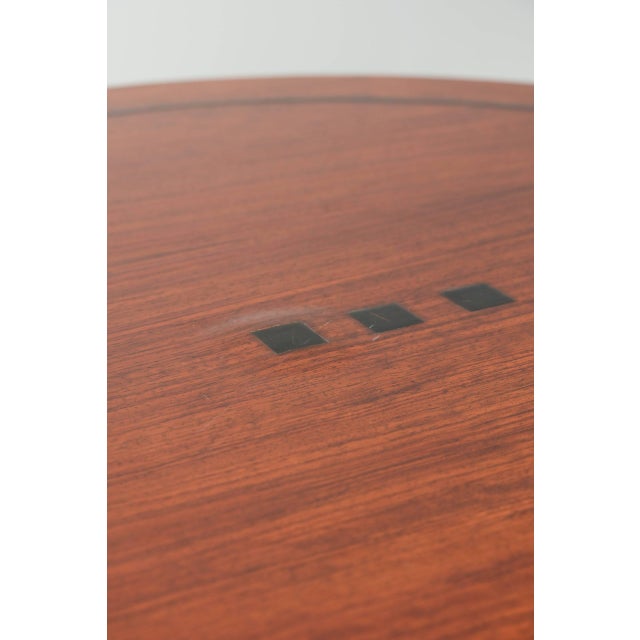 Brown Art Deco Style Decoforma Series Round Side or Coffee Table from Schuitema For Sale - Image 8 of 12