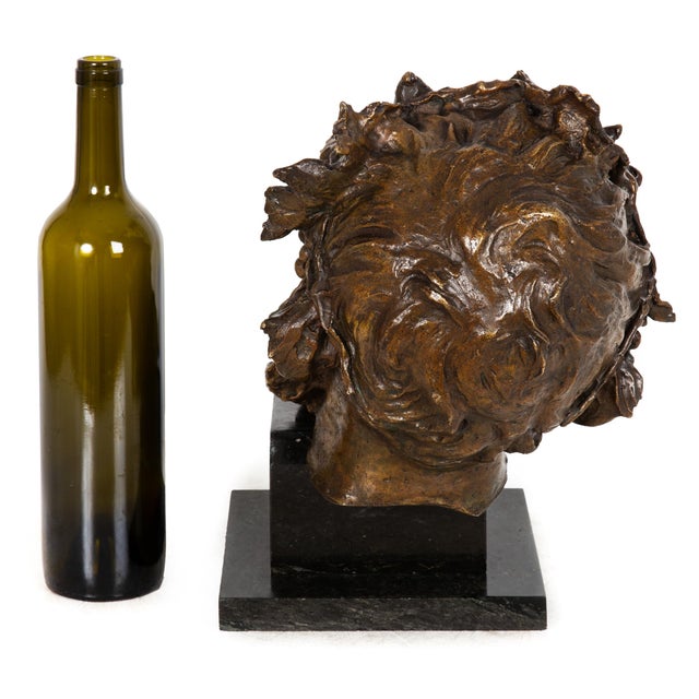 Italian Realist Bronze Bust of a Satyr Faun Attributed to Vincenzo Gemito For Sale - Image 4 of 18