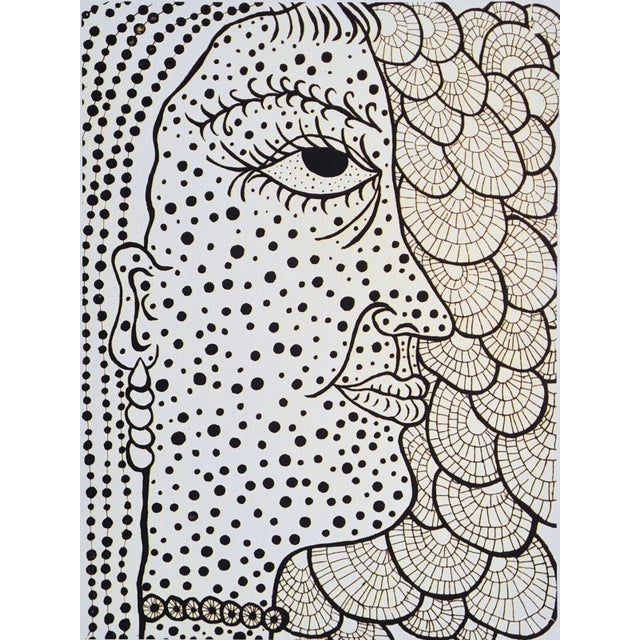 Pop Art After Yayoi Kusama, Self Portrait, Lithograph, 1990s For Sale - Image 3 of 7