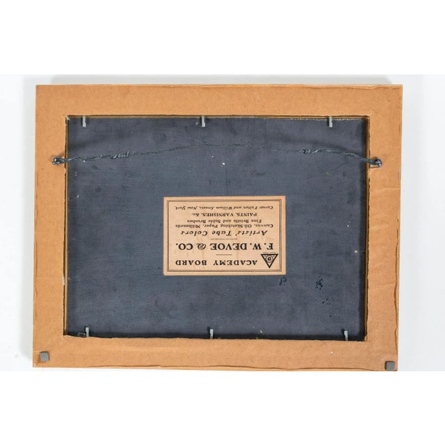 Impressionist American School Oil on Board Landscape Painting, 19th Century For Sale - Image 3 of 7