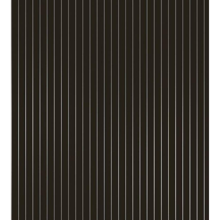 Pinstripe Wallpaper in Black - Sample | Chairish