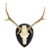 Large Black Forest Antique Deer Trophy on Wooden Plaque, Germany 1900s For Sale